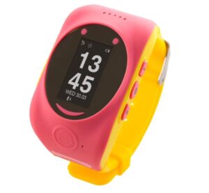 smartwatch miky roz galben klap