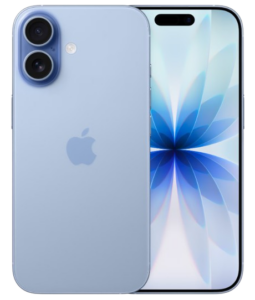 iphone mist blue klap