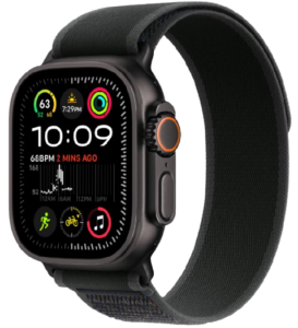apple watch ultra milanese blacktitanium blacktrall klap